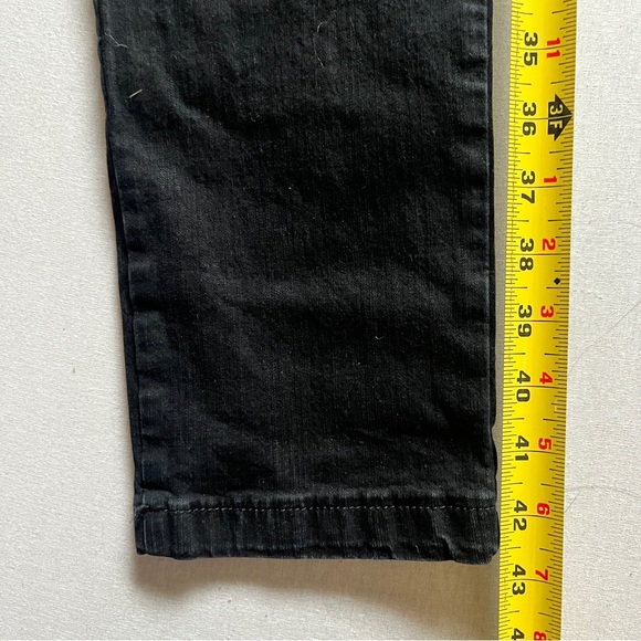 Yoga Jeans Black Skinny Jeans Sz 30 SWP-1130 Made in Canada Stretch Denim - Picture 10 of 12